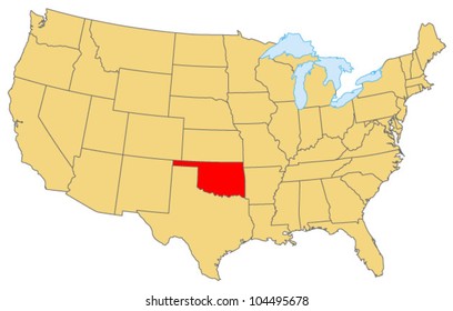 Oklahoma Locate Map