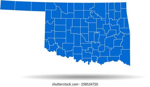 Oklahoma map