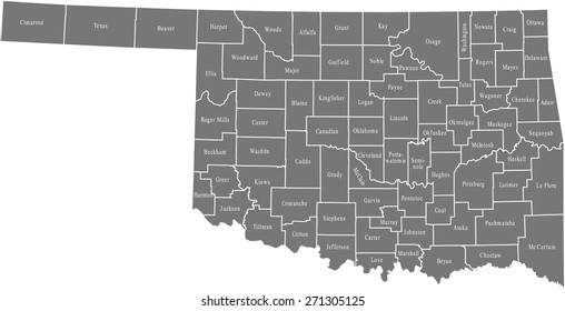 Oklahoma Map