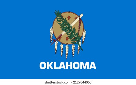 Oklahoma US State Vector Illustration