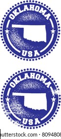 Oklahoma USA Stamps