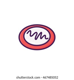 Okonomiyaki Illustration Icon