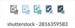 Okr Icon In Different Style Vector