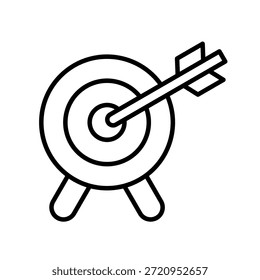 Ilustración vectorial de iconos de esquema de Okr
