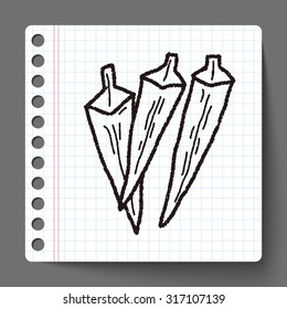 Okra doodle