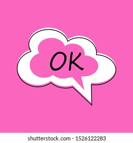 ok.Speech bubbles with dialog words
Vector bubbles speech
Thinking and speaking clouds