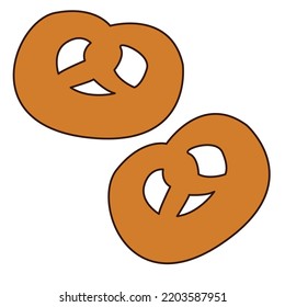 oktober fest bread icon vector design