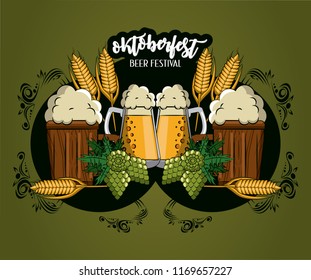 Oktober fest card