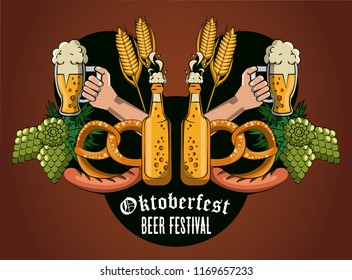 Oktober fest card