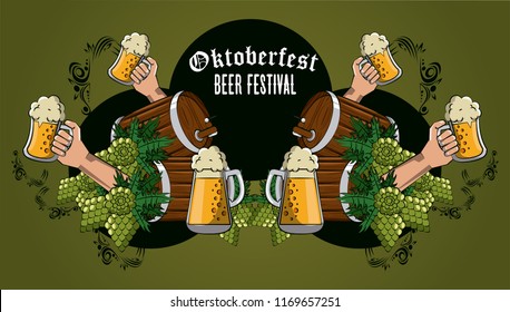 Oktober fest card