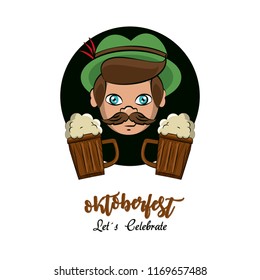 Oktober fest card