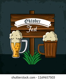 Oktober fest card