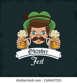 Oktober fest card