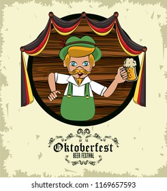 Oktober fest card