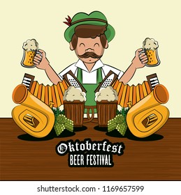 Oktober fest card