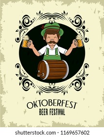 Oktober fest card