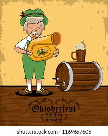 Oktober fest card