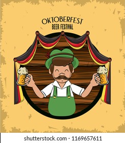 Oktober fest card