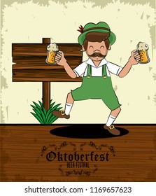 Oktober fest card