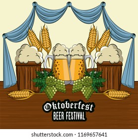 Oktober fest card