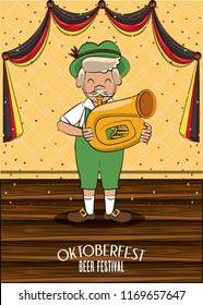 Oktober fest card