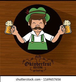 Oktober fest card