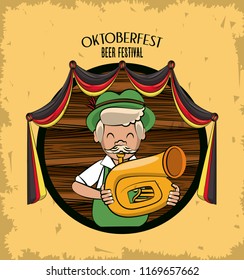 Oktober fest card