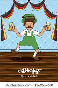 Oktober fest card