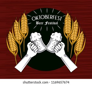 Oktober fest card