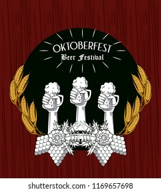 Oktober fest card