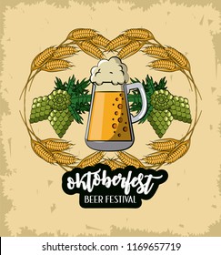 Oktober fest card