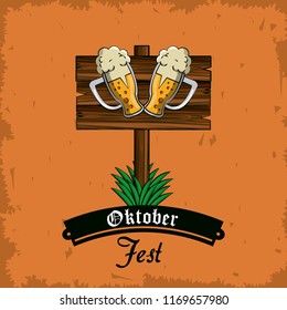 Oktober fest card