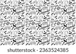 Oktober Fest Seamless Pattern Background Illustration