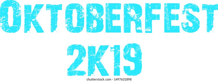 Oktoberfest 2019 banner text 2k19