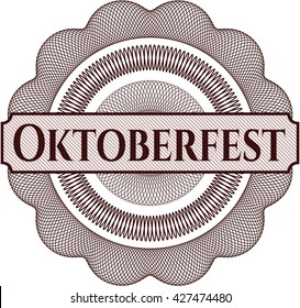 Oktoberfest abstract rosette