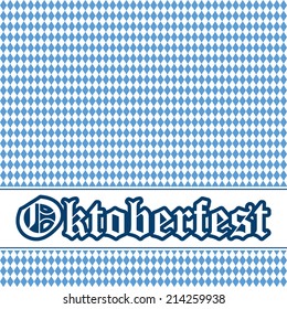 Oktoberfest background with banner and text Oktoberfest