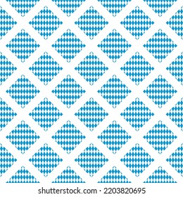 oktoberfest background. bavarian pattern. vector illustration