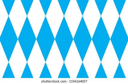 Oktoberfest background with bavarian white and blue fabric. Gingham pattern. Texture from rhombus/squares for - plaid, tablecloths, clothes, shirts, dresses, paper, bedding, blankets and quilts.