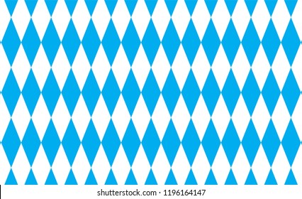 Oktoberfest background with bavarian white and blue fabric. Gingham pattern. Texture from rhombus/squares for - plaid, tablecloths, clothes, shirts, dresses, paper, bedding, blankets and quilts.