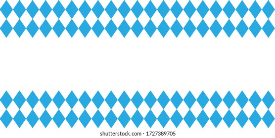Fondo del Oktoberfest con un patrón marcado azul