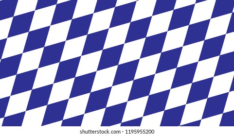 Oktoberfest  background, blue and white tablecloth banner.Oktoberfest pattern.Vector illustration