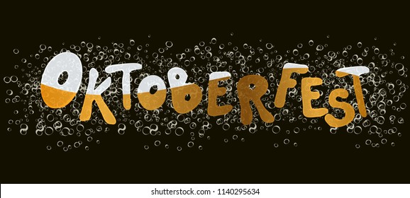 Oktoberfest background concept.  Vector design template for beer festival in Germany, Munich, Bavaria. Poster Or Banner Template Design for celebration in september and october. Vector illustration