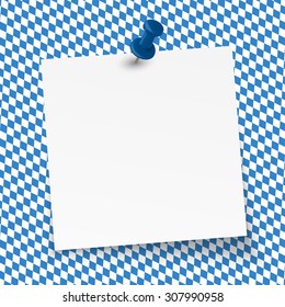 Oktoberfest background - empty note