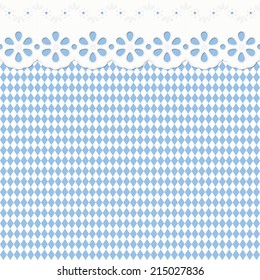 Oktoberfest background seamless with festoon