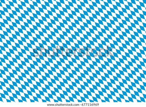 Oktoberfest Background - Vector Seamless Bavarian\
Flag Pattern