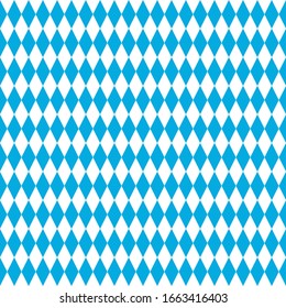 Oktoberfest Bavarian flag seamless pattern background. Vector EPS 10.