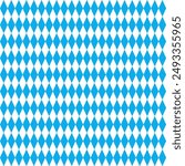 Oktoberfest bavarian pattern. Octoberfest seamless pattern with blue and white rhombus. Flag of Bavaria.