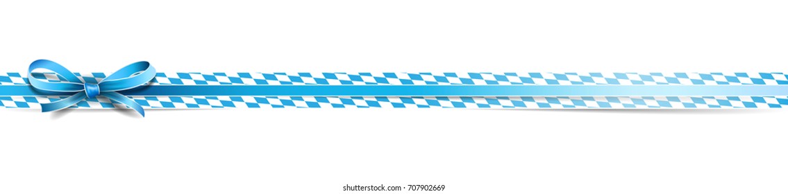 Oktoberfest Bavarian Ribbon Banderole