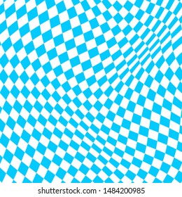Oktoberfest bavarian traditional blue and rhombus background pattern.