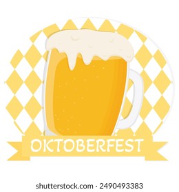 Oktoberfest beer festival banners vector illustration